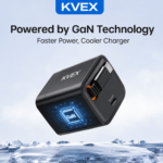 FLOW 45W Type-C GaN Charger with Built-in Type-C Cable(US) Black