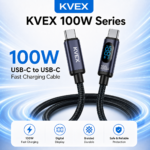 HELIOS 100W C to C Digital Braided Cable Black 1M