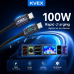 HELIOS 100W C to C Digital Braided Cable Black 1M