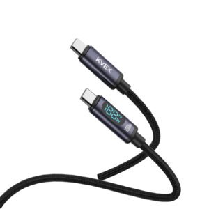 HELIOS 100W C to C Digital Braided Cable Black 1M
