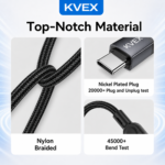 Thor Series 60W C to C Braided Cable Black 1M