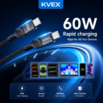 Thor Series 60W C to C Braided Cable Black 1M