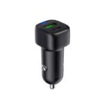 LITE 38W Dual-Port Car (A+C) Charger Black