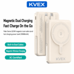 LUMI Magnetic Wireless Charging Stand Power Bank 10000mAh White/Black
