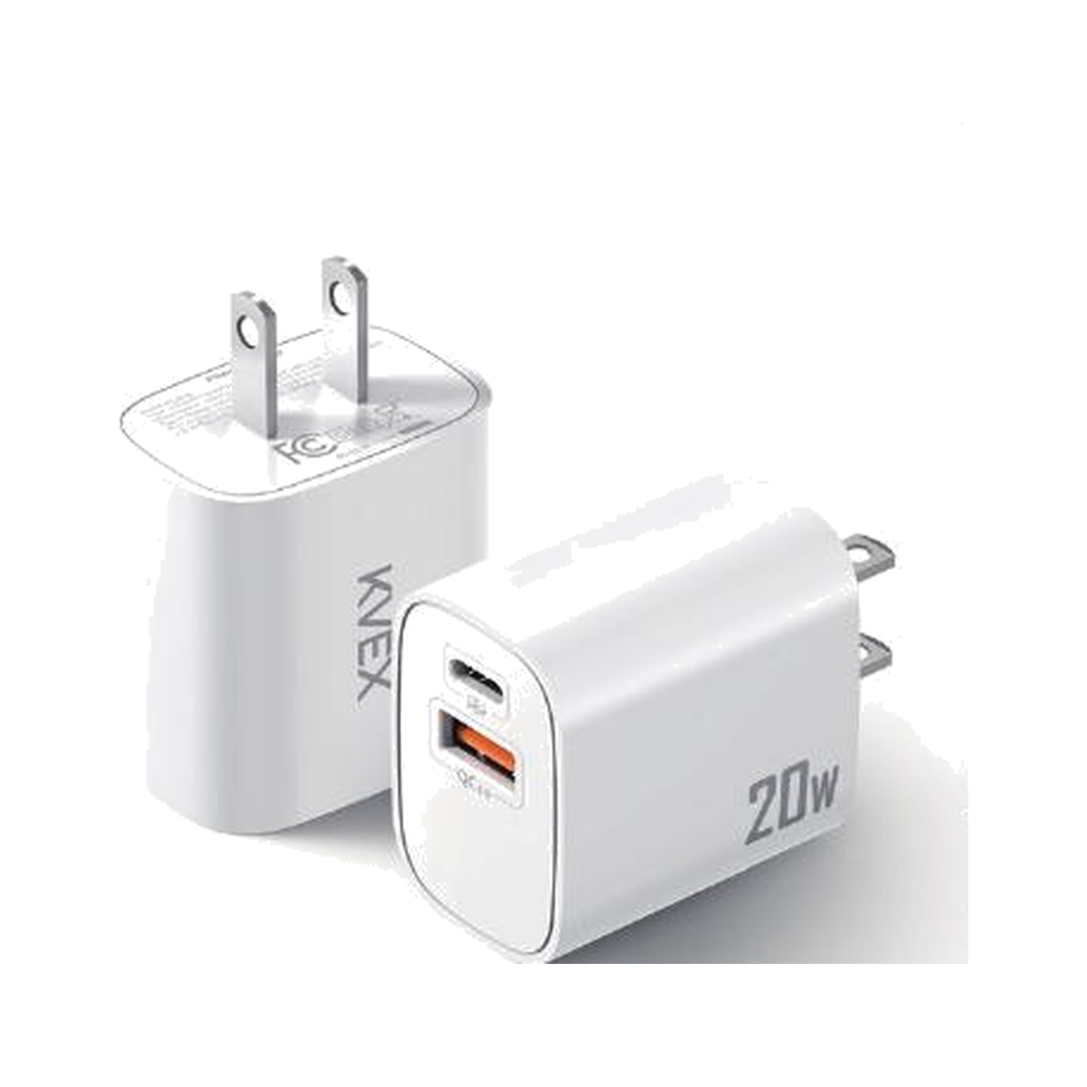 BASE PD20W A+C GaN FAST Charger(US) White