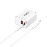 BASE PD20W A+C Charger Set With C TO C 60W Cable(US) White