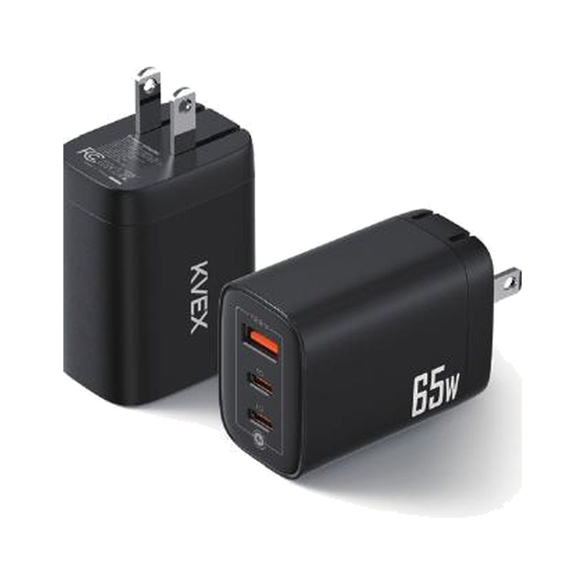 BLOCK PD65W 2C1A GaN FAST Charger(US) Black