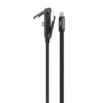 AXIS 240W C to C Bottle Opener Phone Stand Flat Braided Cable Black 1M