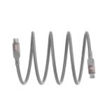 Thor Series 60W C to C Magnetic Braided Cable Grey 1M