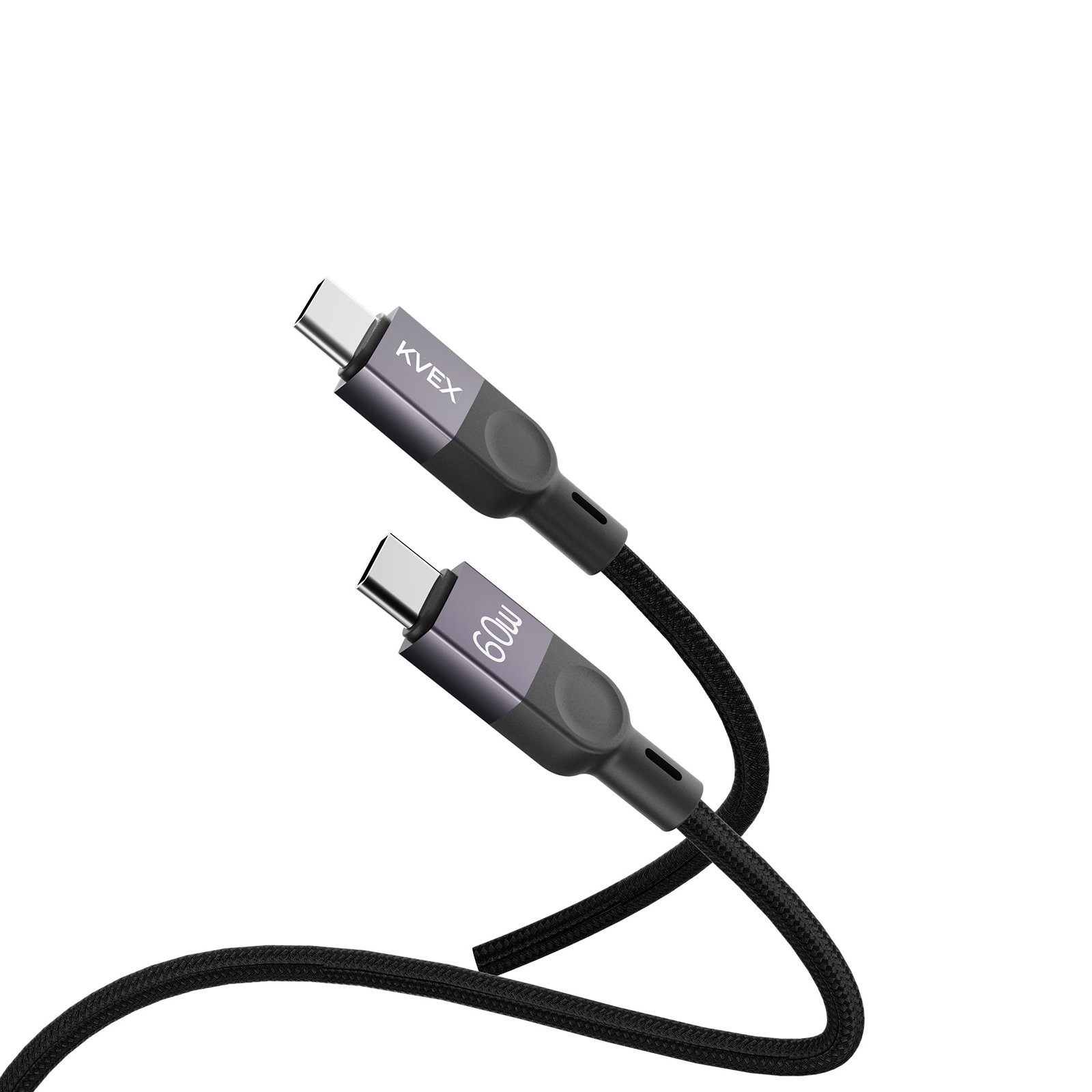 Thor Series 60W C to C Braided Cable Black 1M