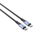 HERCULES 60W C to C Silicone Cable Black 1M