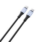 HERCULES 60W C to C Silicone Cable Black 1M