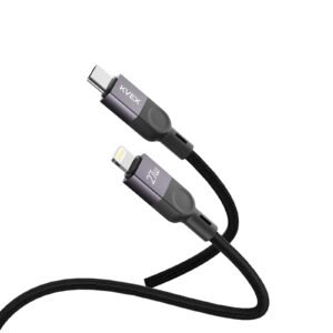 Thor Series 27W C to L Braided Cable Black 1M