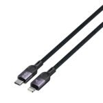 Thor Series 27W C to L Braided Cable Black 1M
