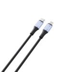 HERCULES 27W C to L Silicone Cable Black 1M