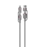 Thor Series 60W 4-in-1 Braided Cable Grey 1M