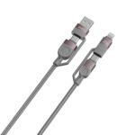 Thor Series 60W 4-in-1 Braided Cable Grey 1M